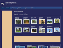 Tablet Screenshot of motoros-jatekok.info